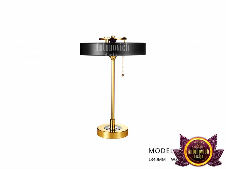 Unique sculptural table lamp for an artistic flair