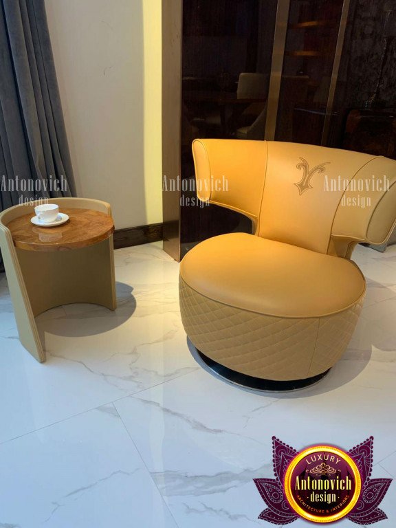Luxurious leather armchair perfect for relaxing and enhancing your home's ambiance