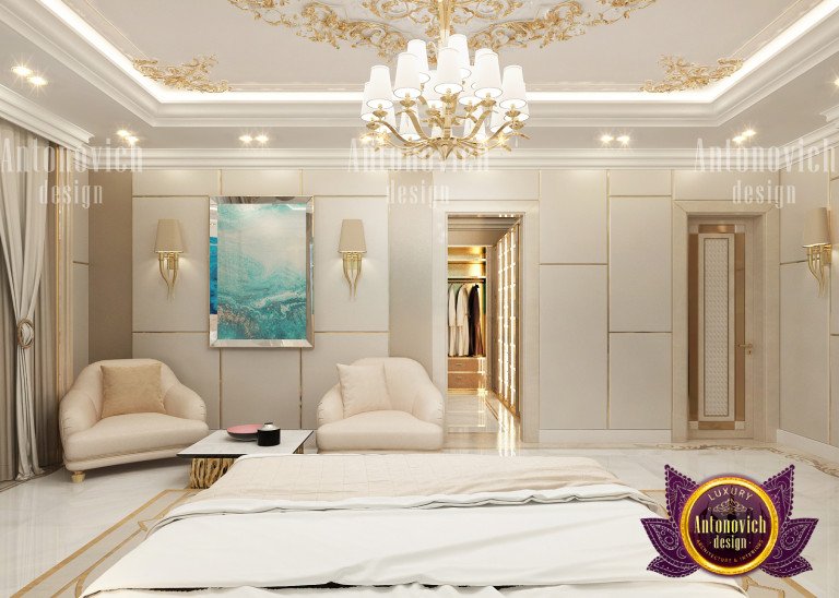 Exquisite marble flooring in a UAE high-end bedroom