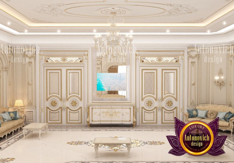 Majlis design with a breathtaking view and opulent decor