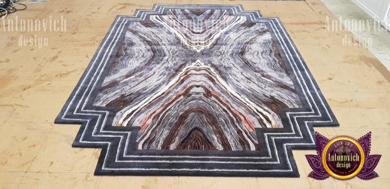 Luxurious custom-designed carpet
