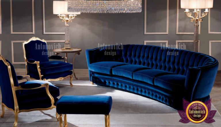 Katrina Antonovich's luxurious living room design in Jumeirah