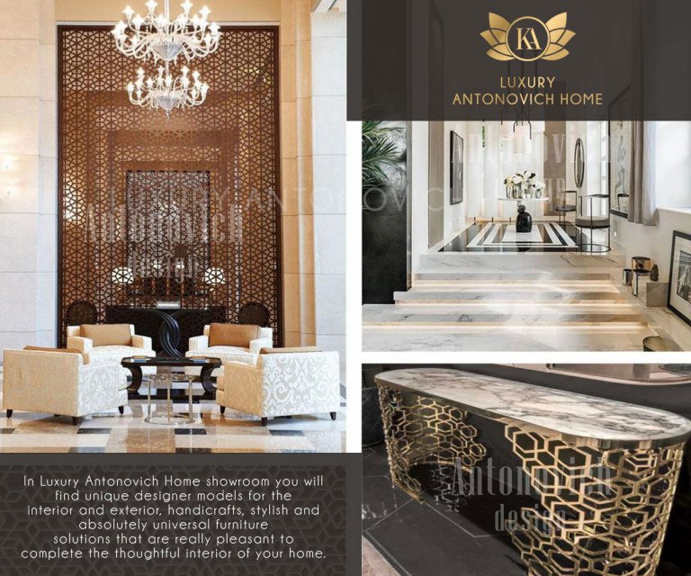 Katrina Antonovich's opulent Jumeirah home office design