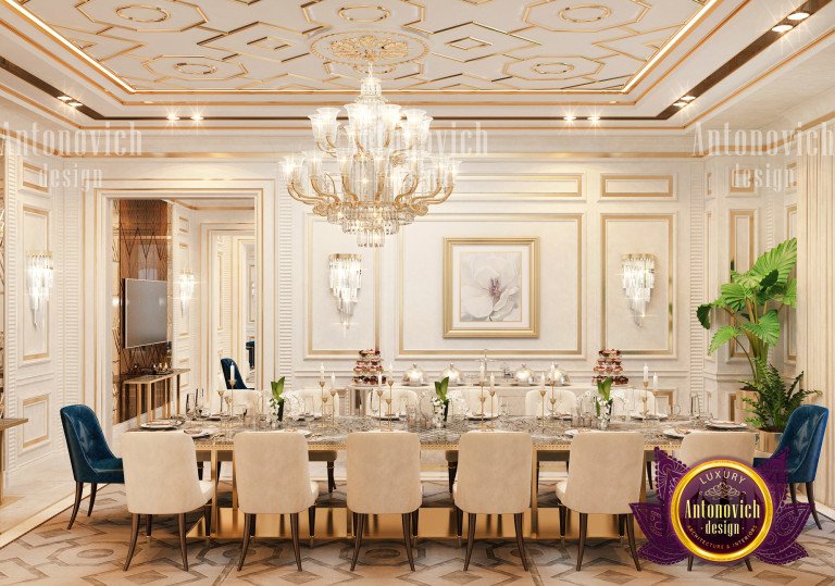 Classic dining room with elegant furniture