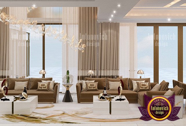 Elegant dining room showcasing lavish lifestyle furniture