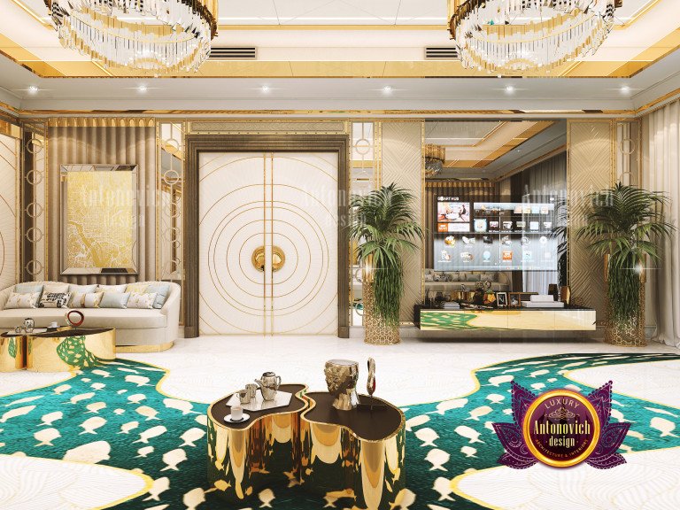 Exquisite dining area featuring Antonovich Design furniture