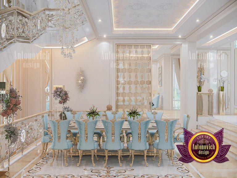 Opulent dining room furniture fit for royalty