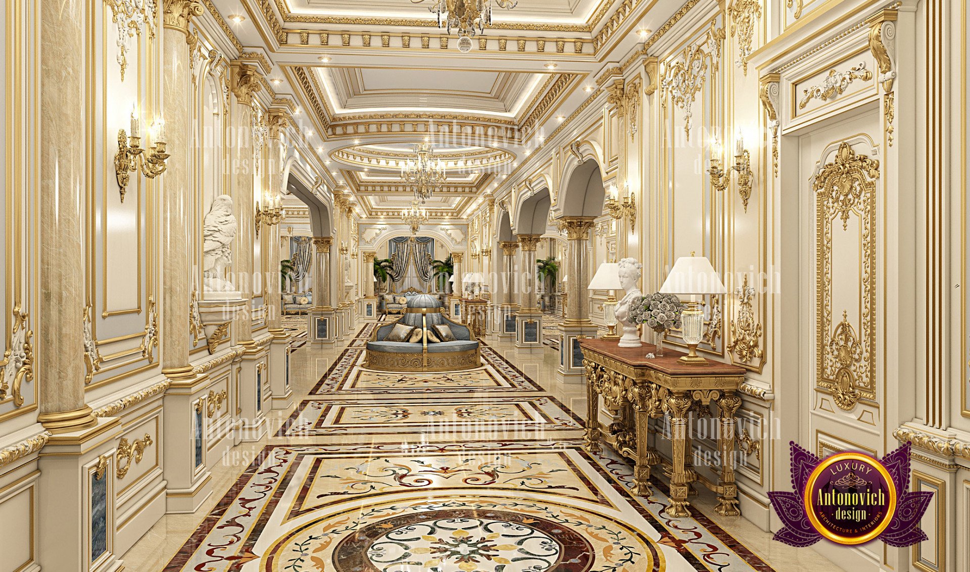 Luxurious Interior Design by Luxury Antonovich Design
