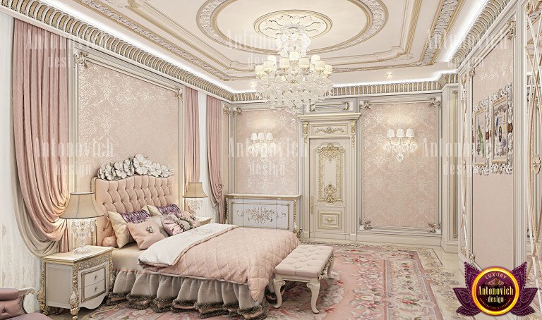 Children Room Design by Katrina Antonovich: Delicate Luxury with Exotic Motifs