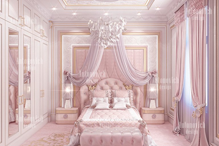 Luxury Bedroom Interior Concept for Kids