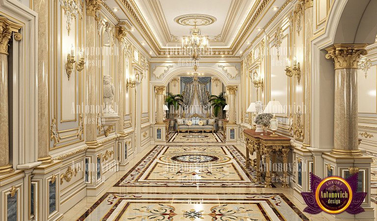 Exquisite royal dining area with sophisticated decor