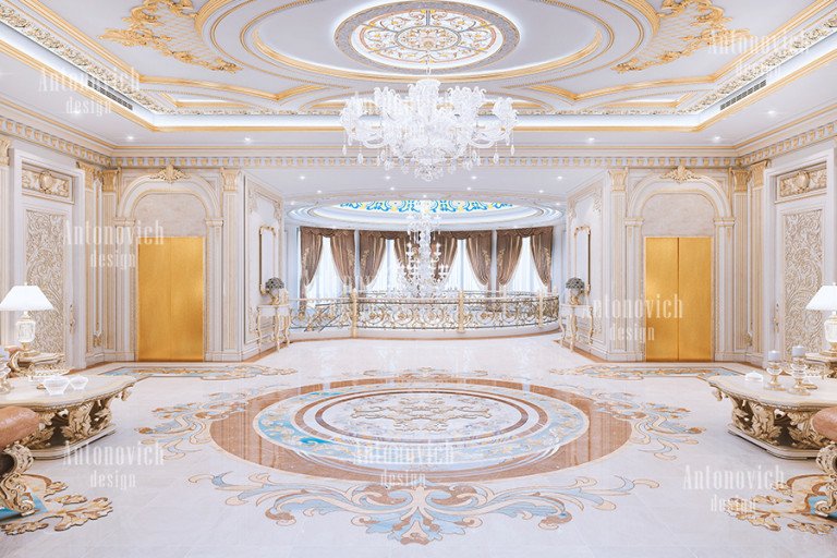 Exquisite dining area in a lavish Dubai villa