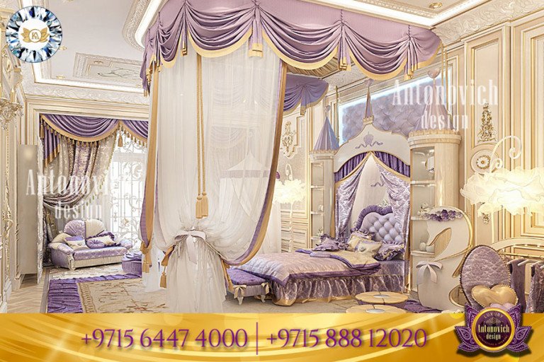 Princess Style bedroom interior design