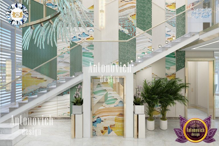 Luxurious bedroom interior by Katrina Antonovich in Dubai modern villa