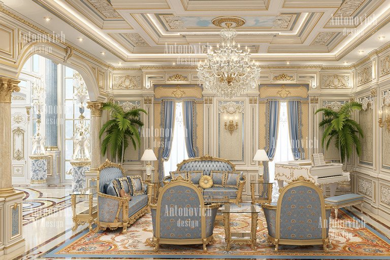 Classical interior design in the UAE