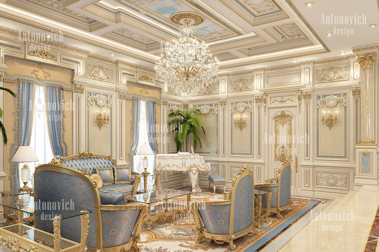 Classical interior design in the UAE