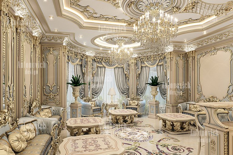 Exquisite bathroom design in a Dubai luxury villa by leading interior designers