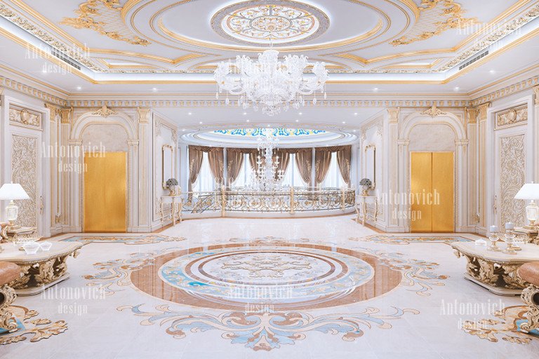 Stunning living room designed by Royal Interior Design Doha