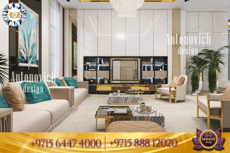 Modern kitchen with premium finishes by Dubai's luxury design experts
