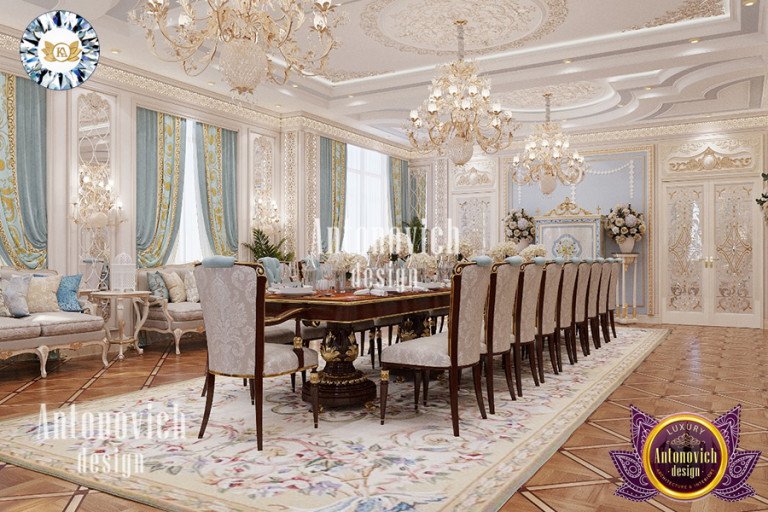 Luxurious palace living room showcasing elegant furniture and decor