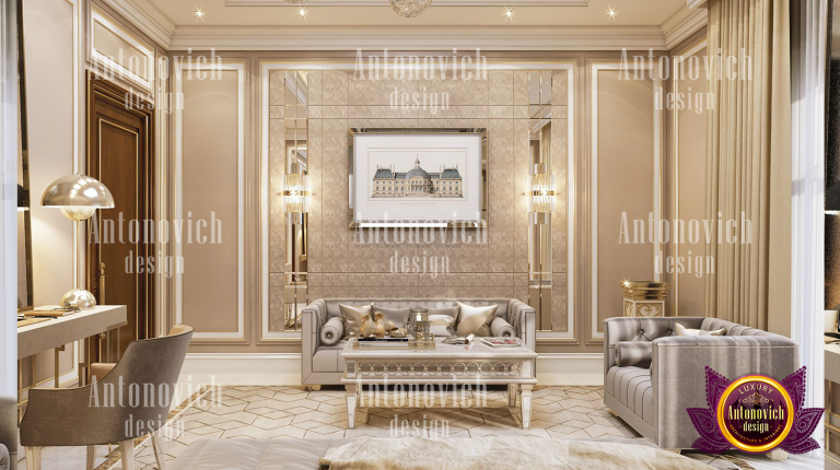 Luxurious bedroom showcasing the expertise of Saudi Arabia's best interior designers