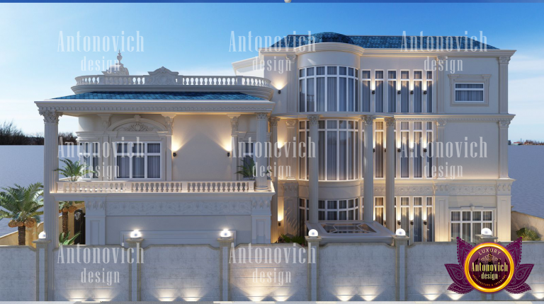 Breathtaking exterior view of the luxurious Riyadh villa