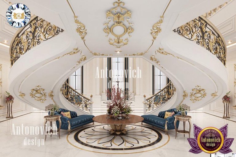 MOST LUXURIOUS STAIRCASE DESIGN BY LUXURY ANTONOVICH DESIGN