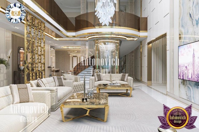 Luxurious bathroom design in a Dubai villa by Luxury Antonovich Design
