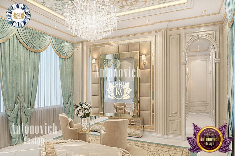 Elegant bedroom interior by Dubai's top design firm