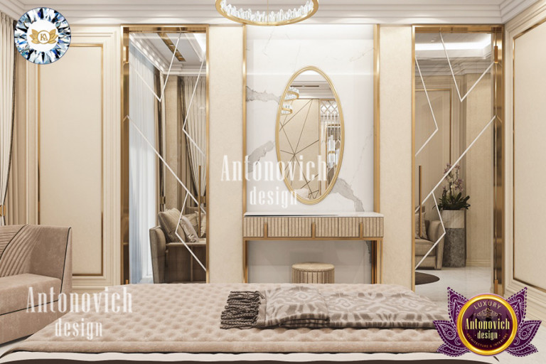 Luxurious bedroom makeover by Antonovich Design