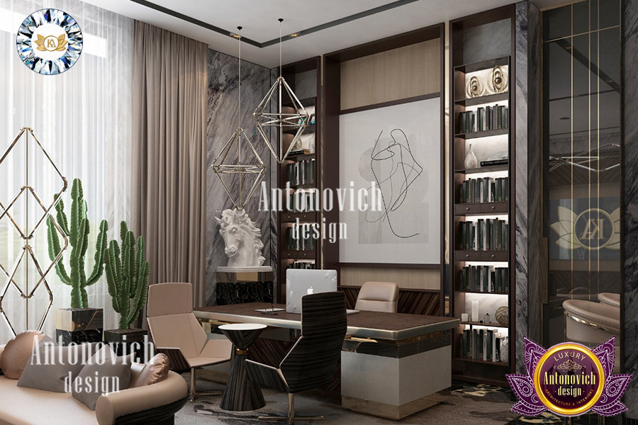 Discover 2021's Top Home Office Trends by Luxury Antonovich Design