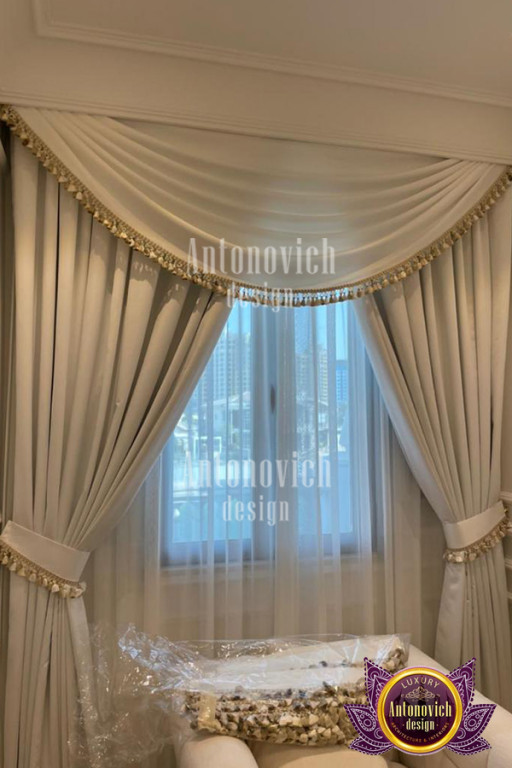 Transform your home with Luxury Antonovich Design's curtain services