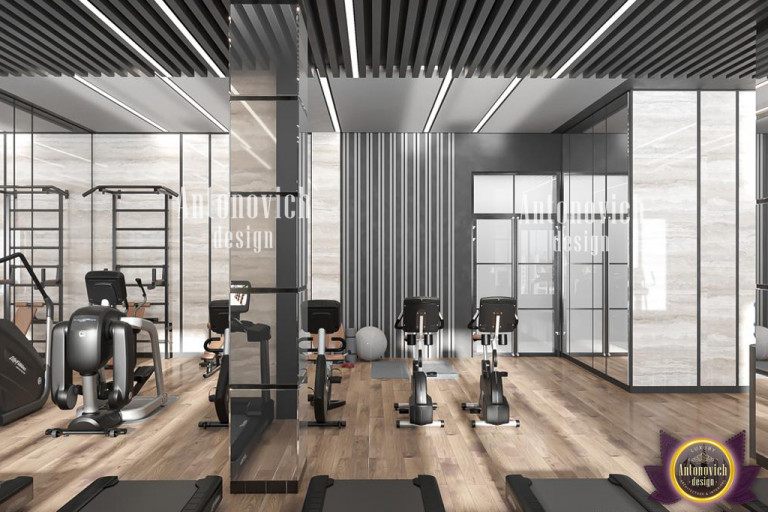 Functional and stylish group exercise studio design