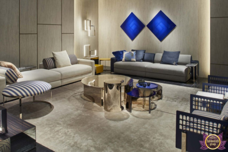 Luxurious Dubai bedroom with stylish decor and plush bedding