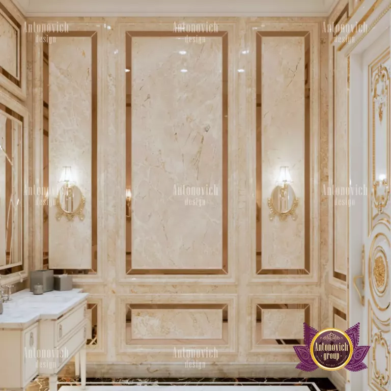 Luxurious Dubai bathroom with a breathtaking view and spa-like amenities