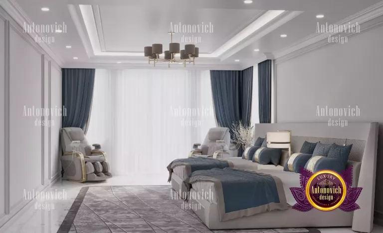 Chic and sophisticated Dubai bedroom design with a touch of glamour