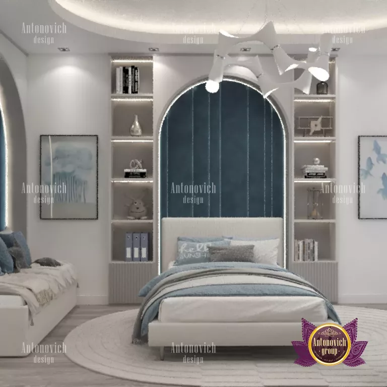 Exquisite bedroom decor featuring lavish textiles and opulent accessories