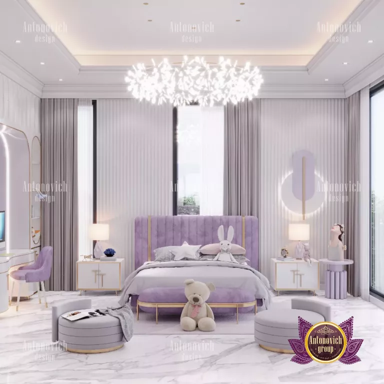 Luxurious Dubai bedroom with elegant interior design