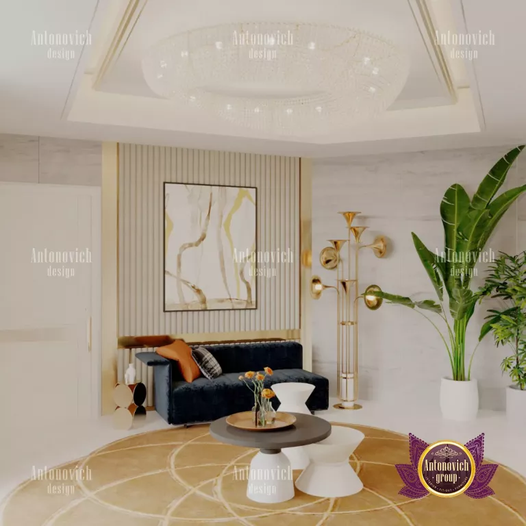 Elegant bedroom with lavish furnishings in a Dubai home