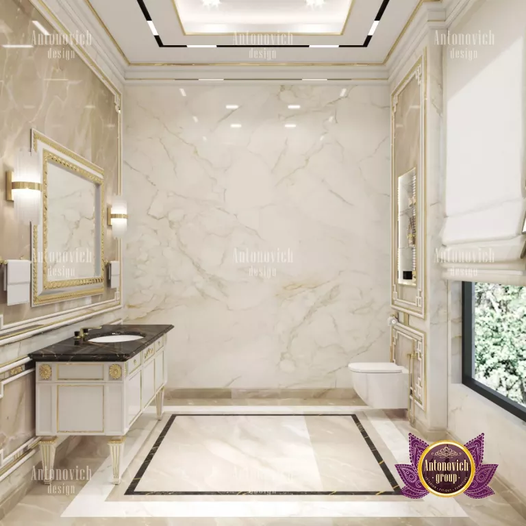 Sophisticated Dubai bedroom design featuring lavish decor