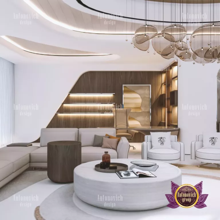 Elegant Dubai living room with plush seating and exquisite decor