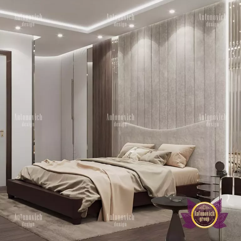 Minimalist bedroom design featuring neutral colors and natural elements