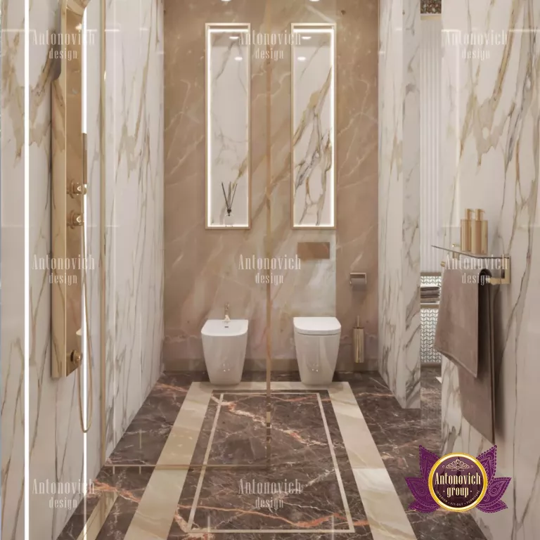 Sleek and stylish contemporary bathroom with minimalist design