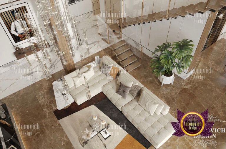 Exquisite outdoor living space in Al Barari Villa renovation