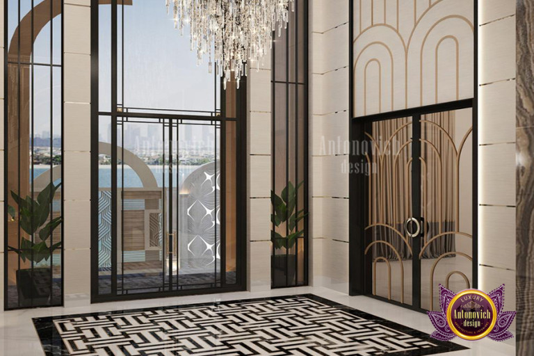Stunning master bedroom with en-suite bathroom in Al Khawaneej villa