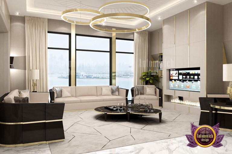 Chic and contemporary Dubai home office setup