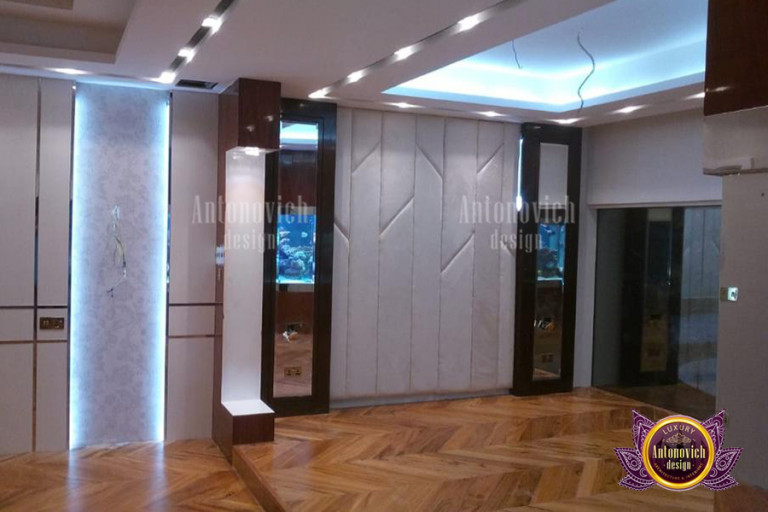 Luxurious living room transformation by Dubai home renovation company