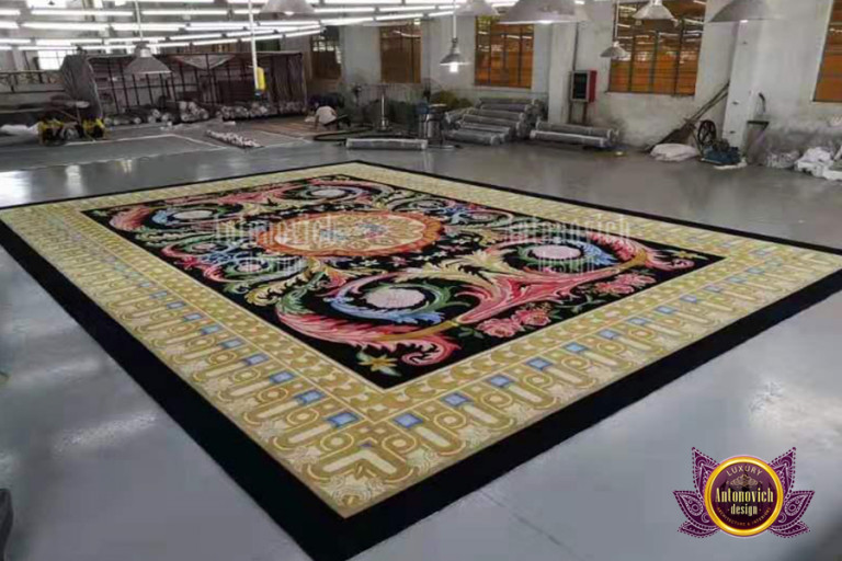 Bespoke carpet design for an exquisite Majlis