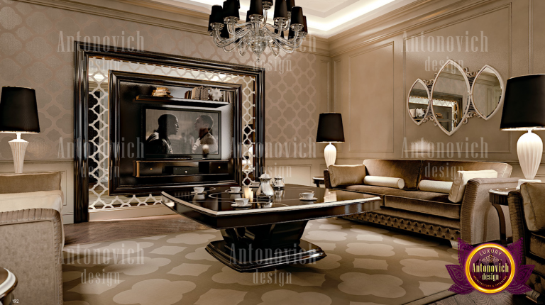 Elegant bedroom display at a top furniture store in Dubai