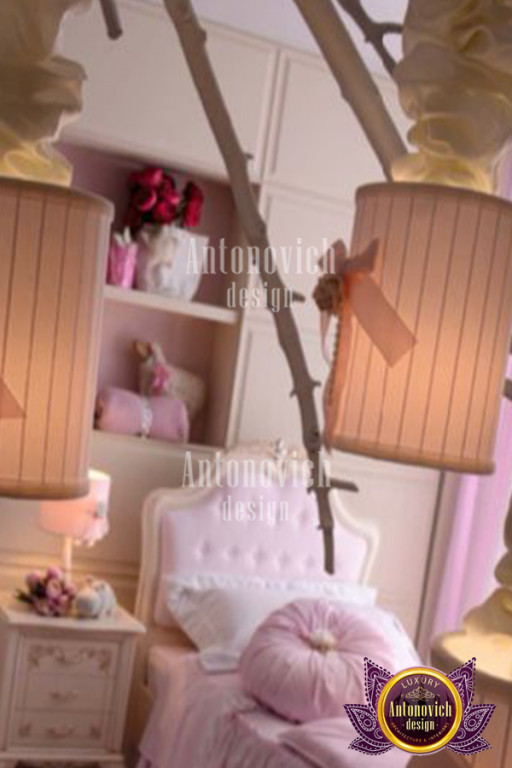 Elegant girls bedroom furniture with storage solutions